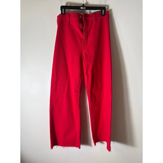 Pistola Red Wide Leg Denim Sz 27