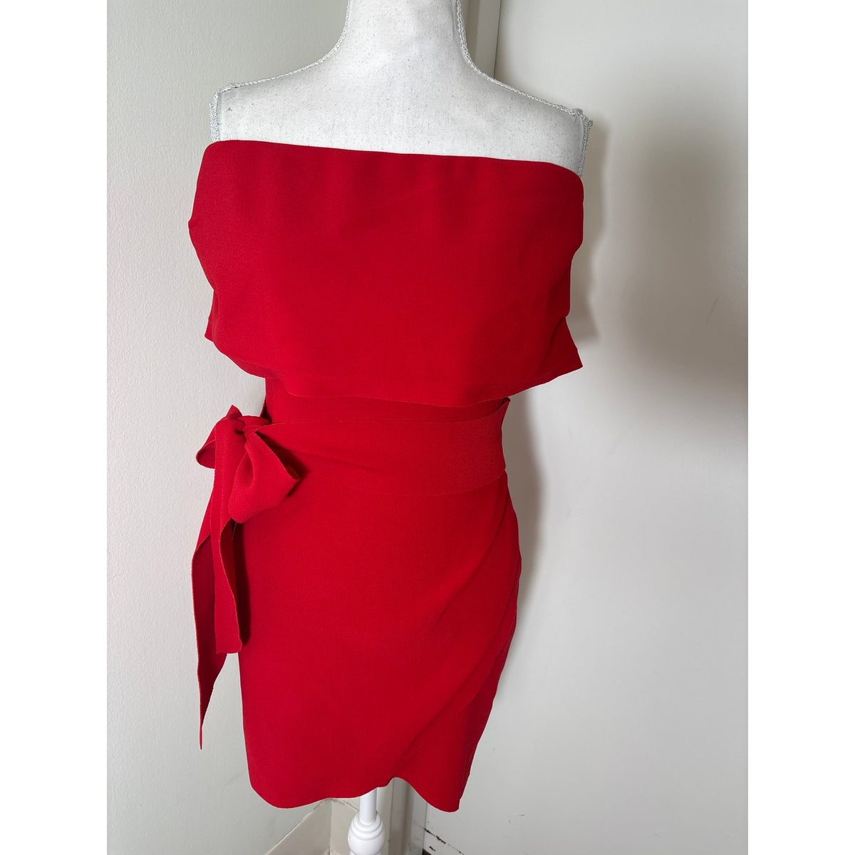 Bec + Bridge Red Strapless Mini Dress Sz 6