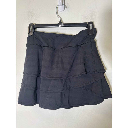 Athleta Girl Black Layered Tennis Skirt Sz XXL (16)