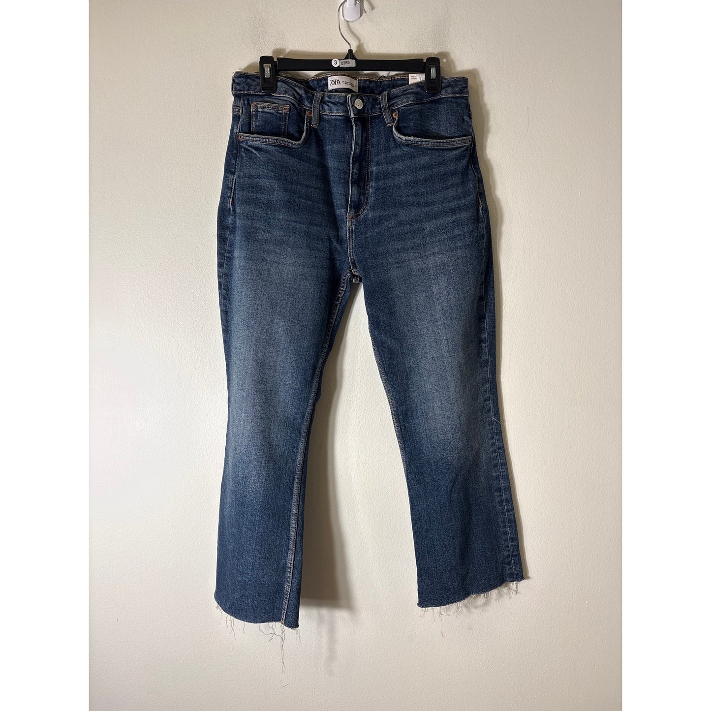 NWT Zara Mid Rise Cropped Sz 44