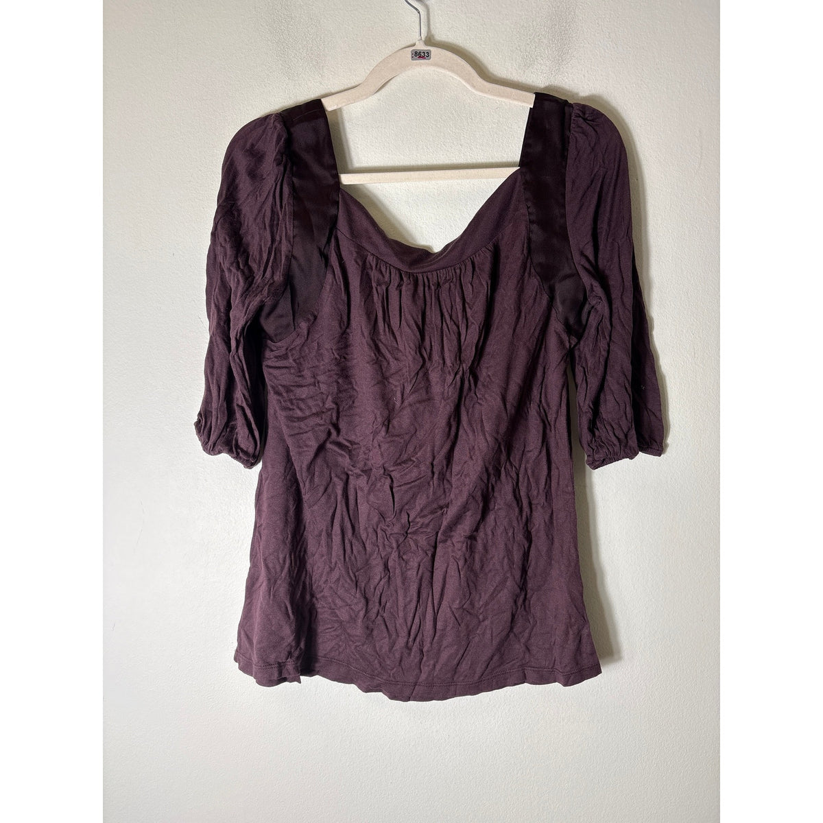 Ann Taylor Loft brown shirt Sz M