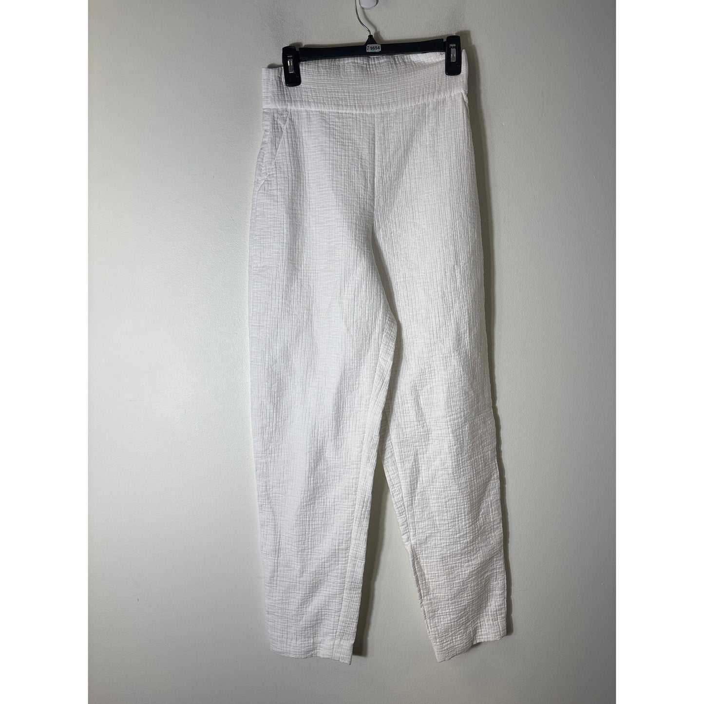 Rachel Comey White Straight Leg Back Zip Ankle Pants Sz S