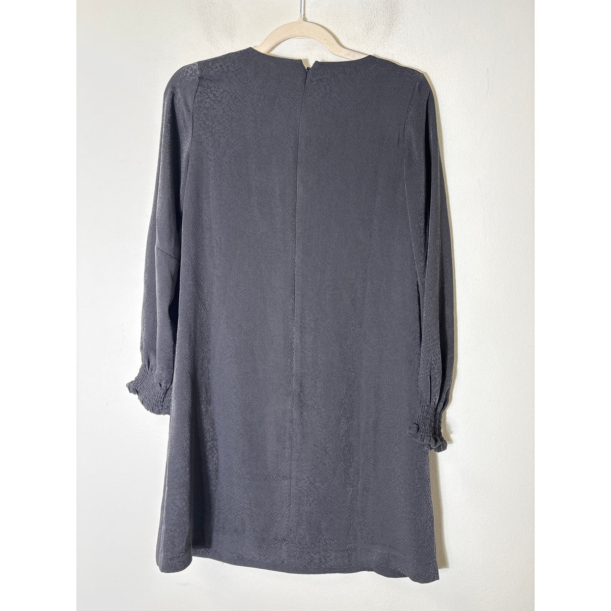 Ann Taylor Charcoal Long Sleeve Knee Length Shift Dress Sz 00