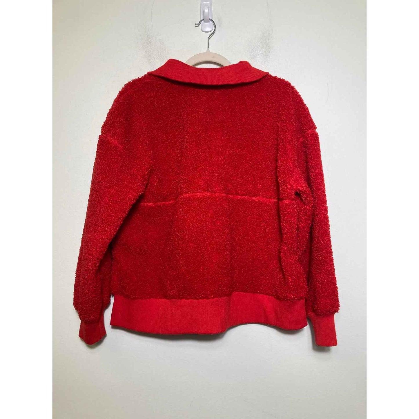 Joy Lab Classic Red Long Sleeve Half Zip Pullover Sz XL