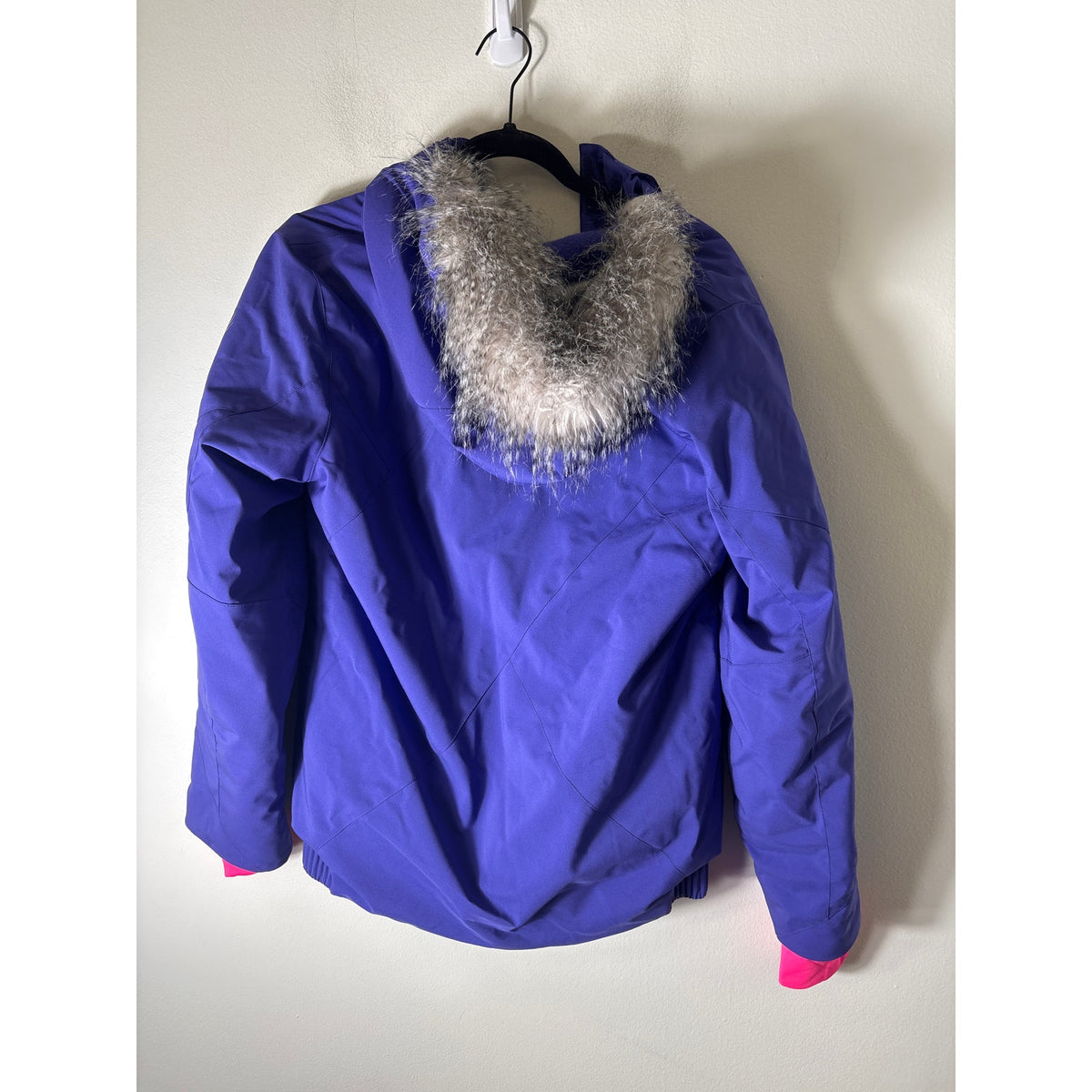 Spyder Purple Hooded Ski Coat Sz Sm