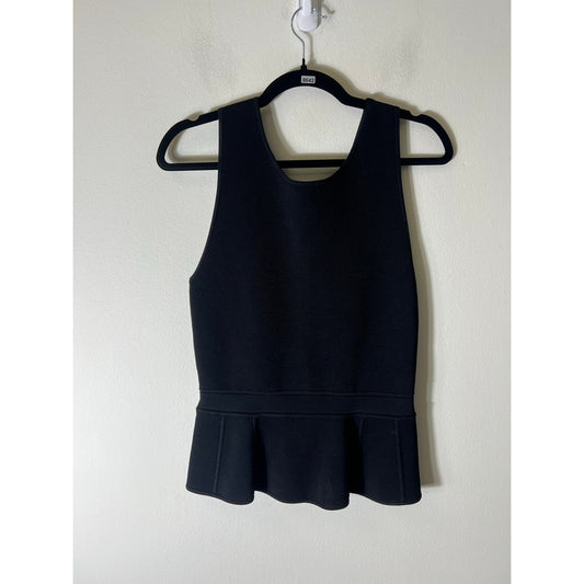 ALC Black Heavy Knit Top sz m