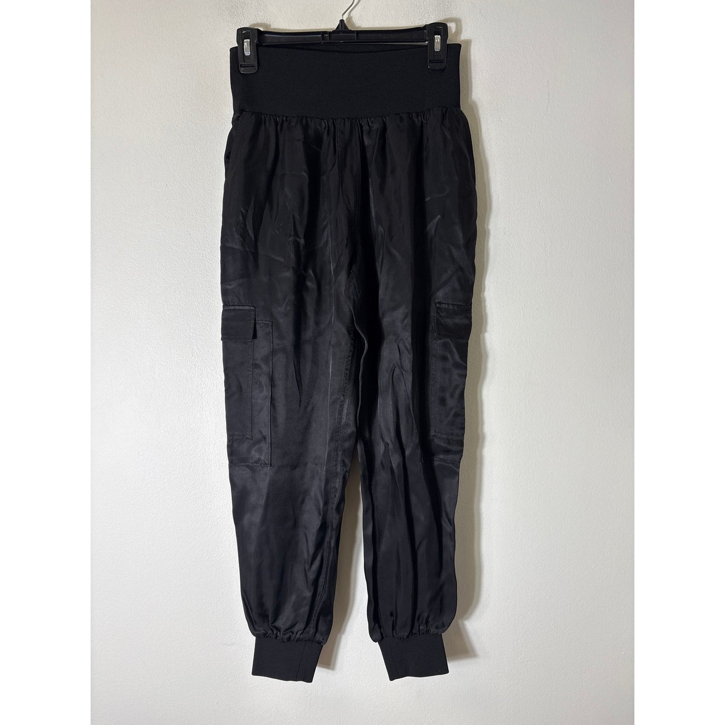 Cliq a Sept Black Giles Cargo Joggers Sz S