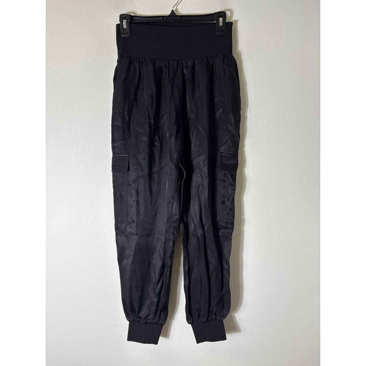 Cliq a Sept Black Giles Cargo Joggers Sz S