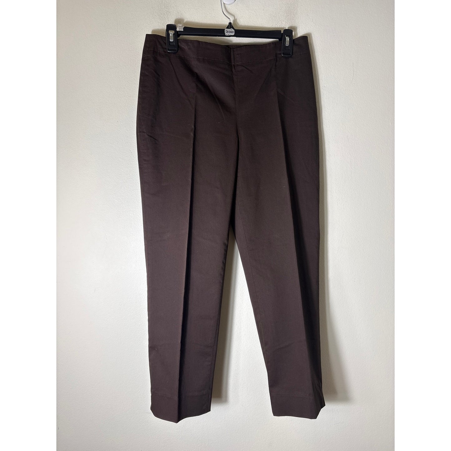 Talbots Dark Brown Straight Leg Dress Pants Sz 6
