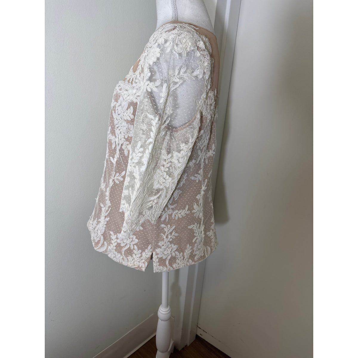 Rickey Freeman Terry Jon Champagne 2 Piece Floor Length Ball Skirt Sz 16