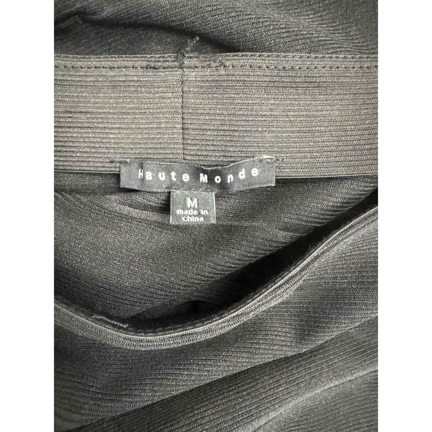 Haute Monde Black Fitted Pencil Skirt Sz M