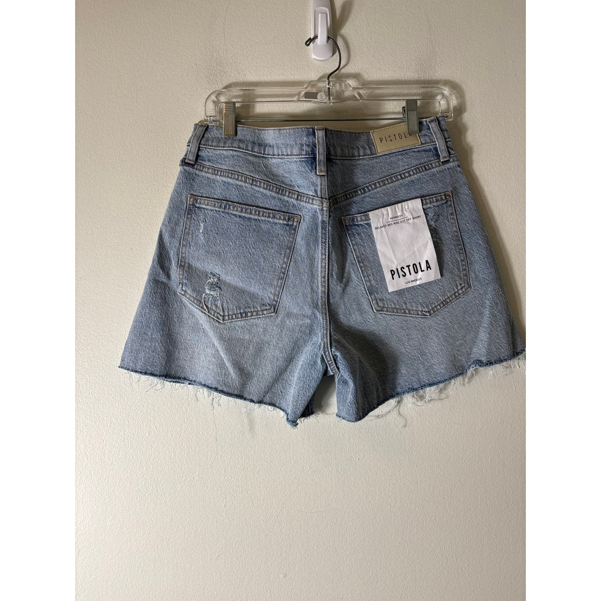 NWT Pistola Kennedy Relaxed Mid Rise Cut Off Shorts Sz 28