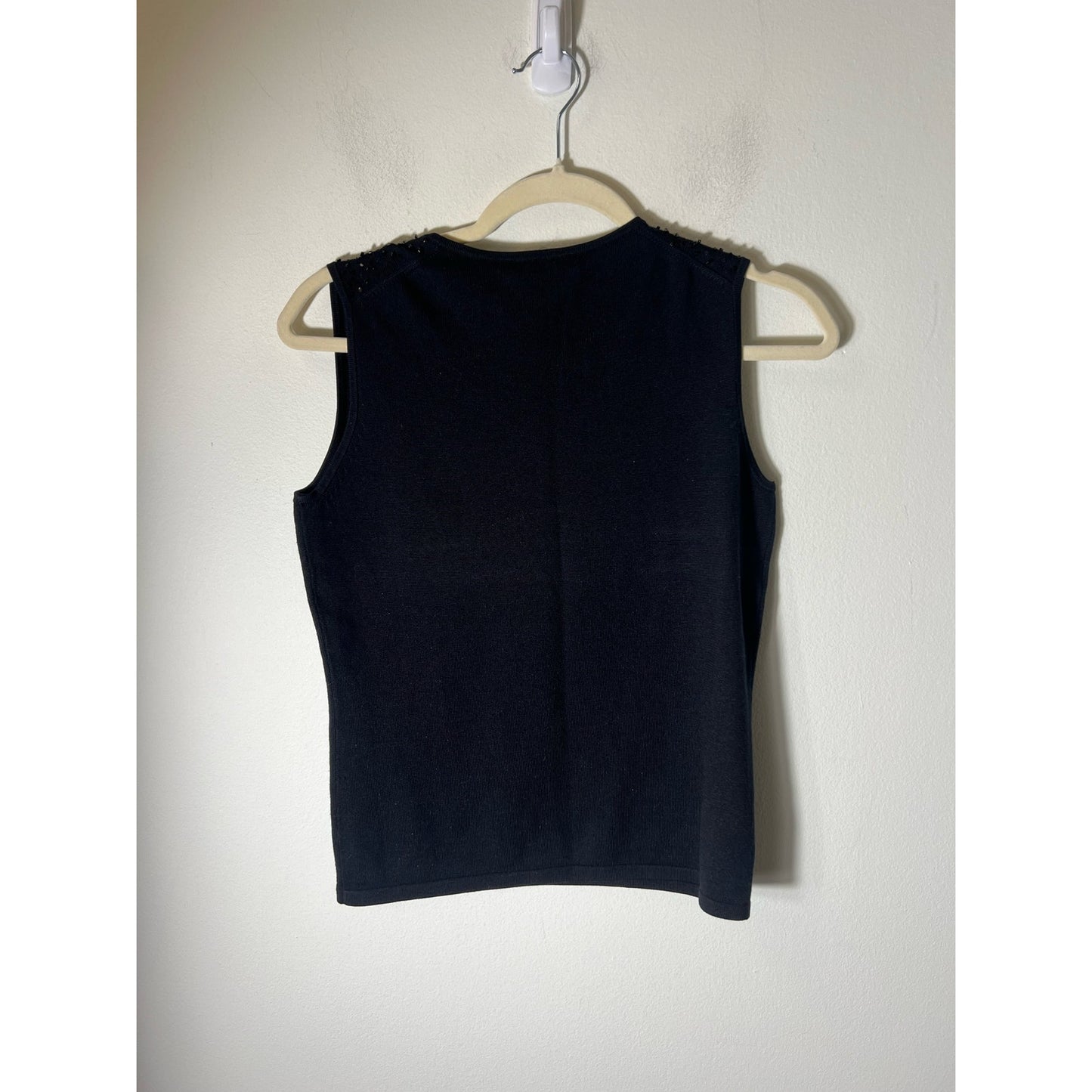 Alex Garfield Black Sleeveless Top/Shell Sz S