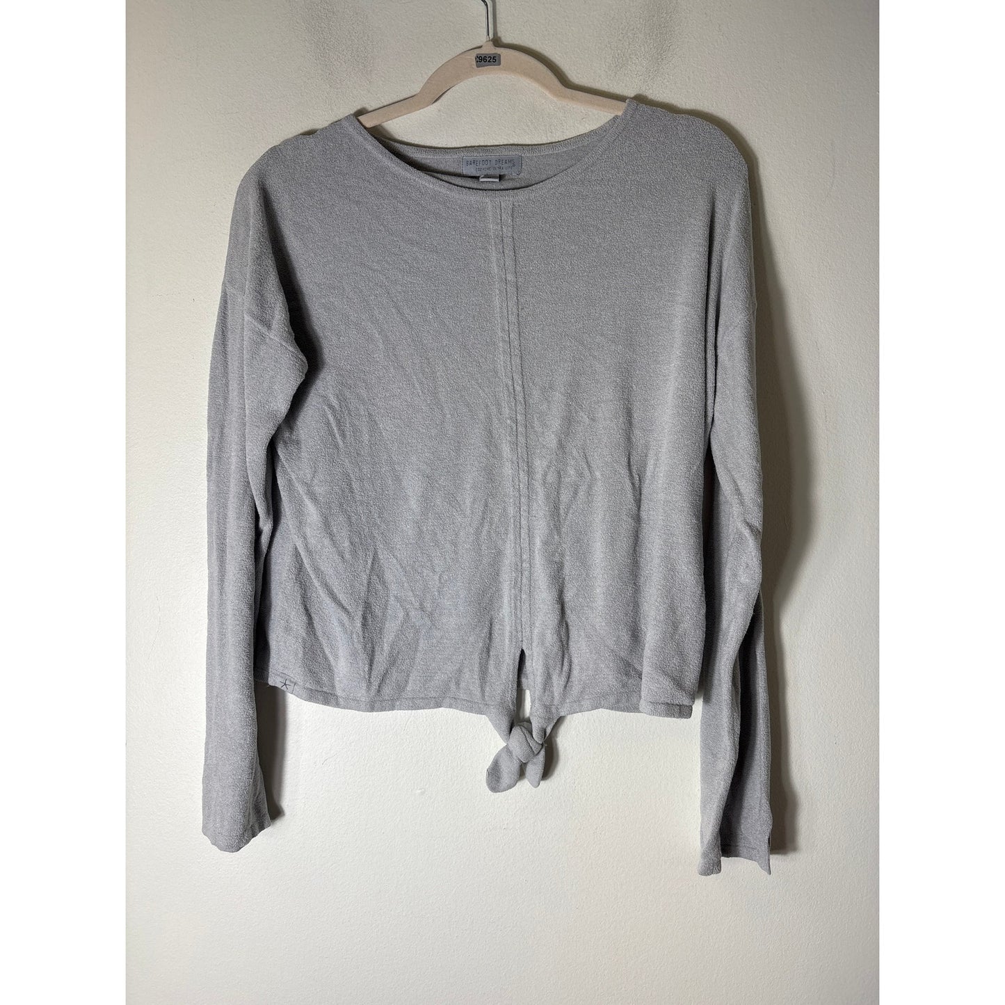 Barefoot Dreams Gray Long Sleeve Lounge Wear Top Sz M