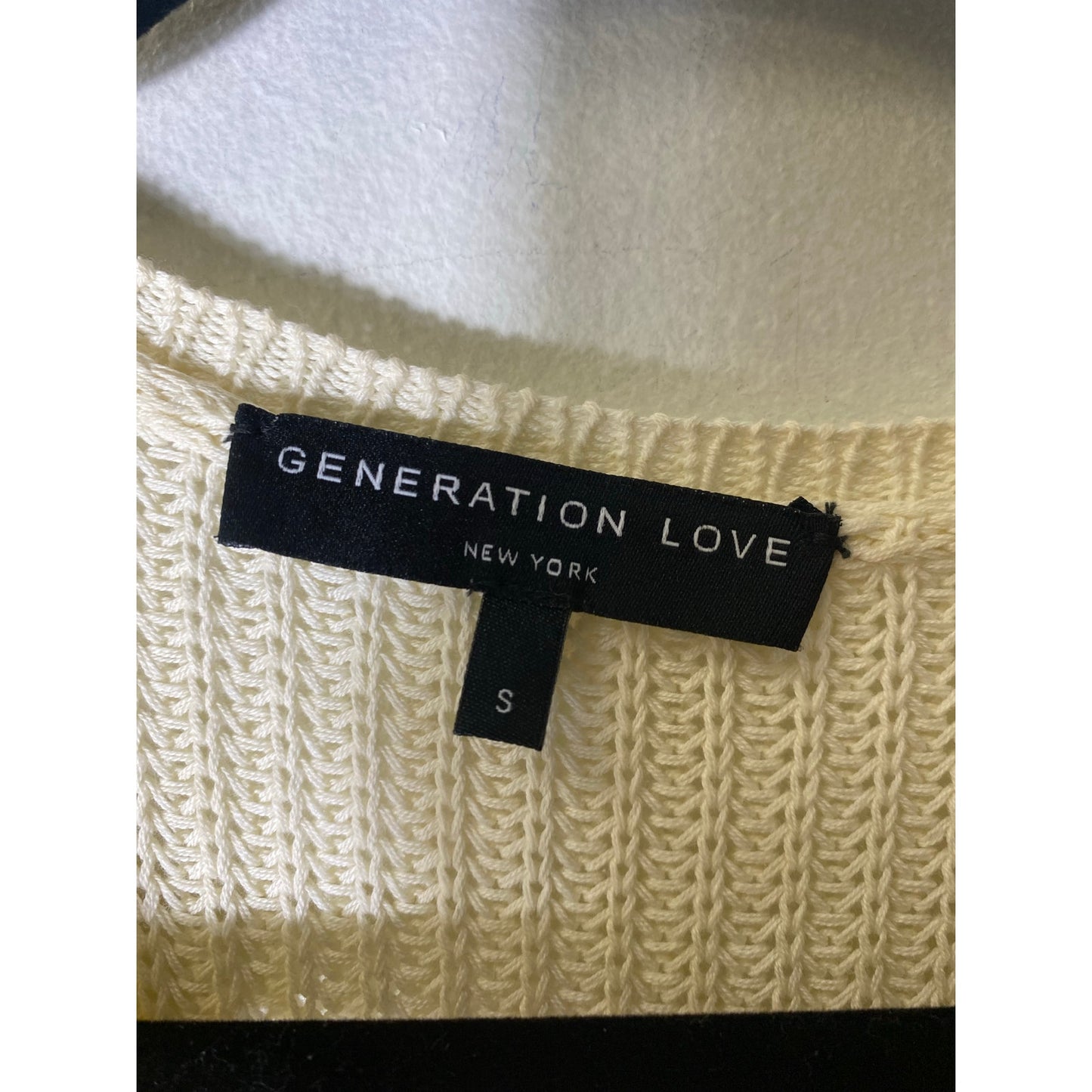 Generation Love Yellow/Biege Sweater Sz S