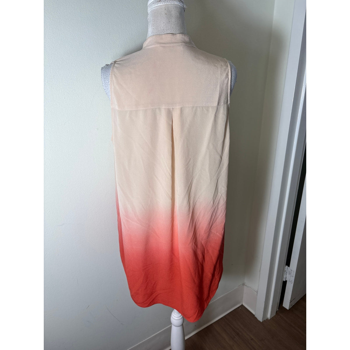 Rebecca Taylor Pink Ombre Sleeveless Blouse Sz 6