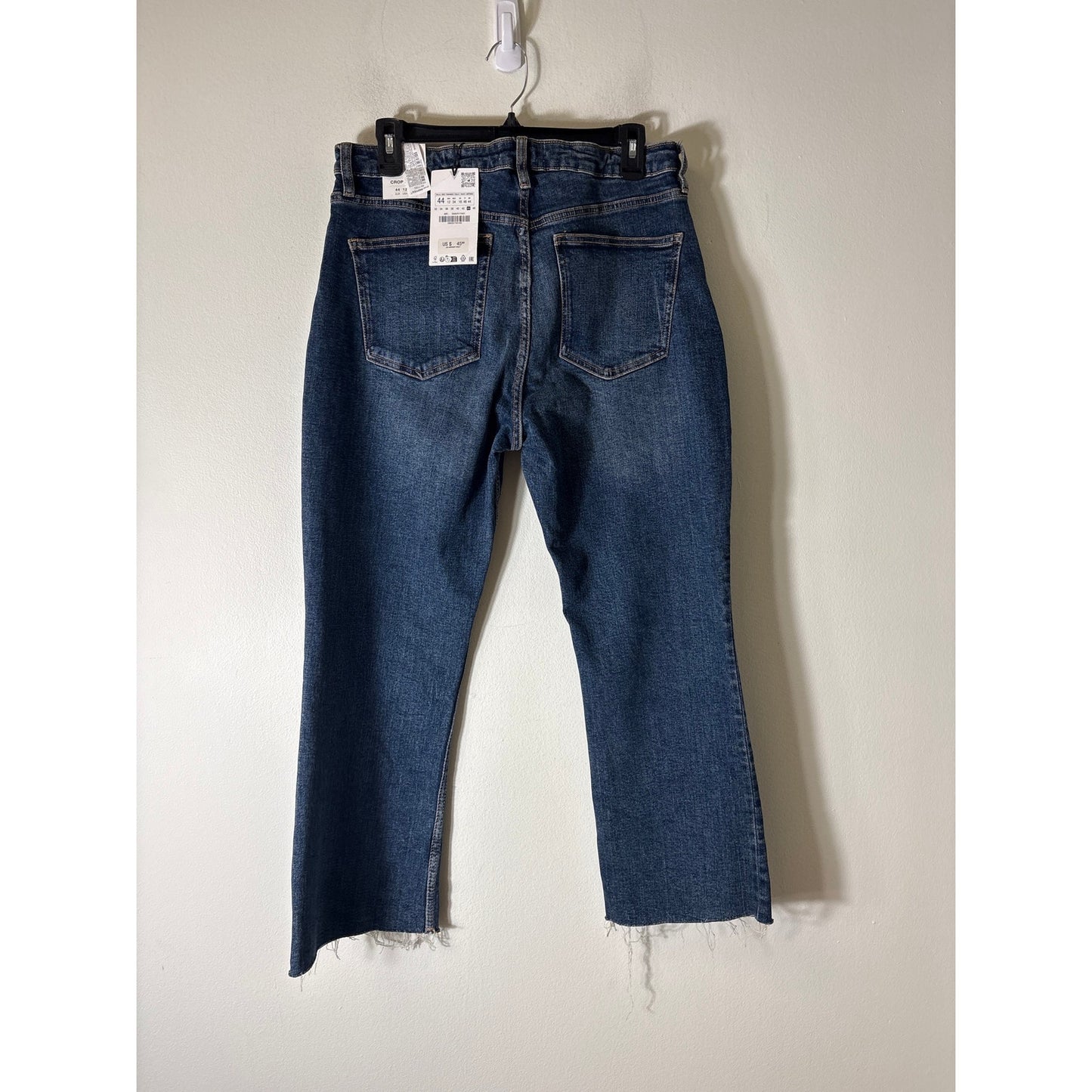 NWT Zara Mid Rise Cropped Sz 44