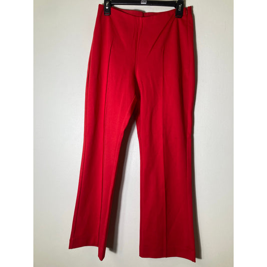 NWT Everlane Red Side Zip Ankle Pants Sz M