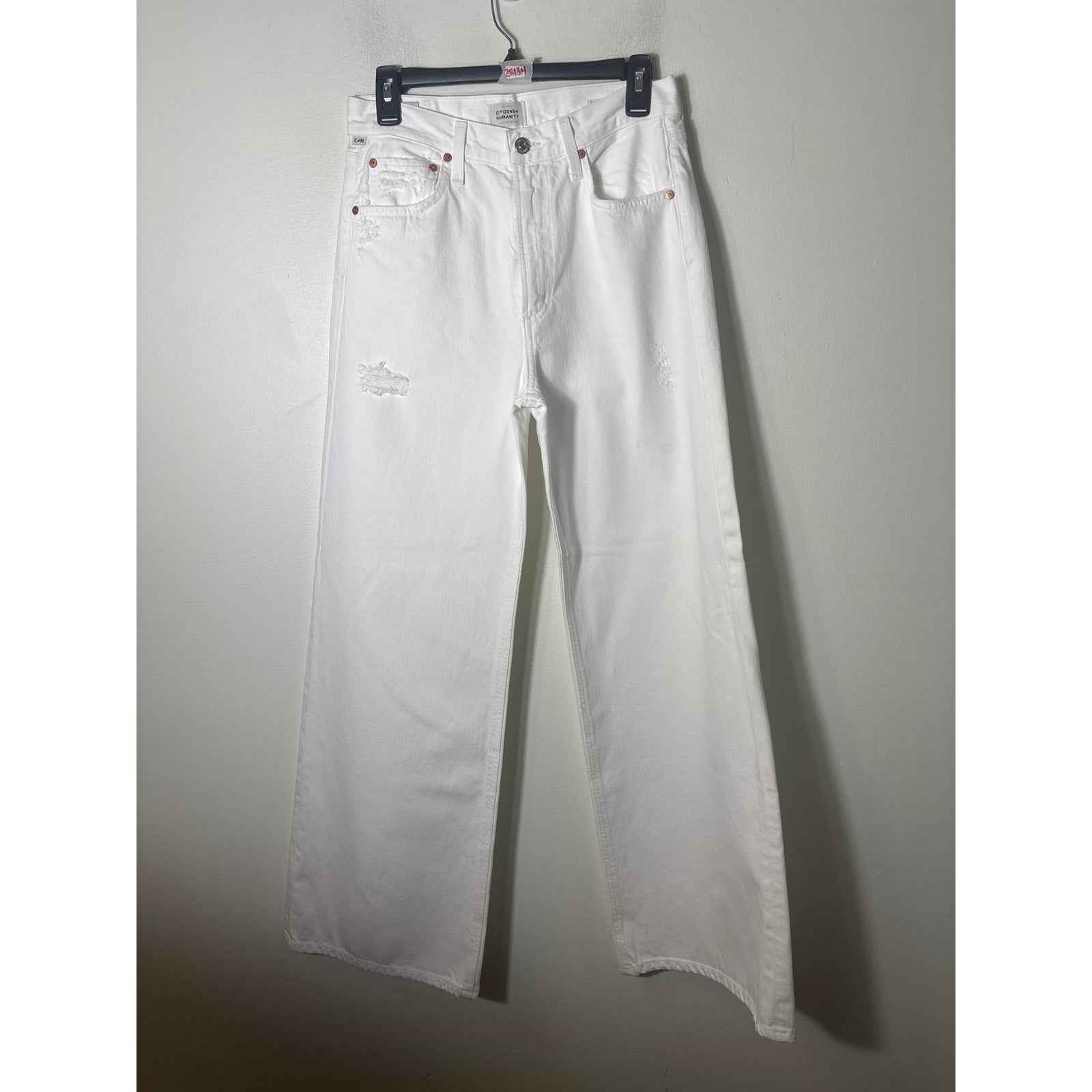 Citizen of Humanity White Paloma Jeans Sz 27