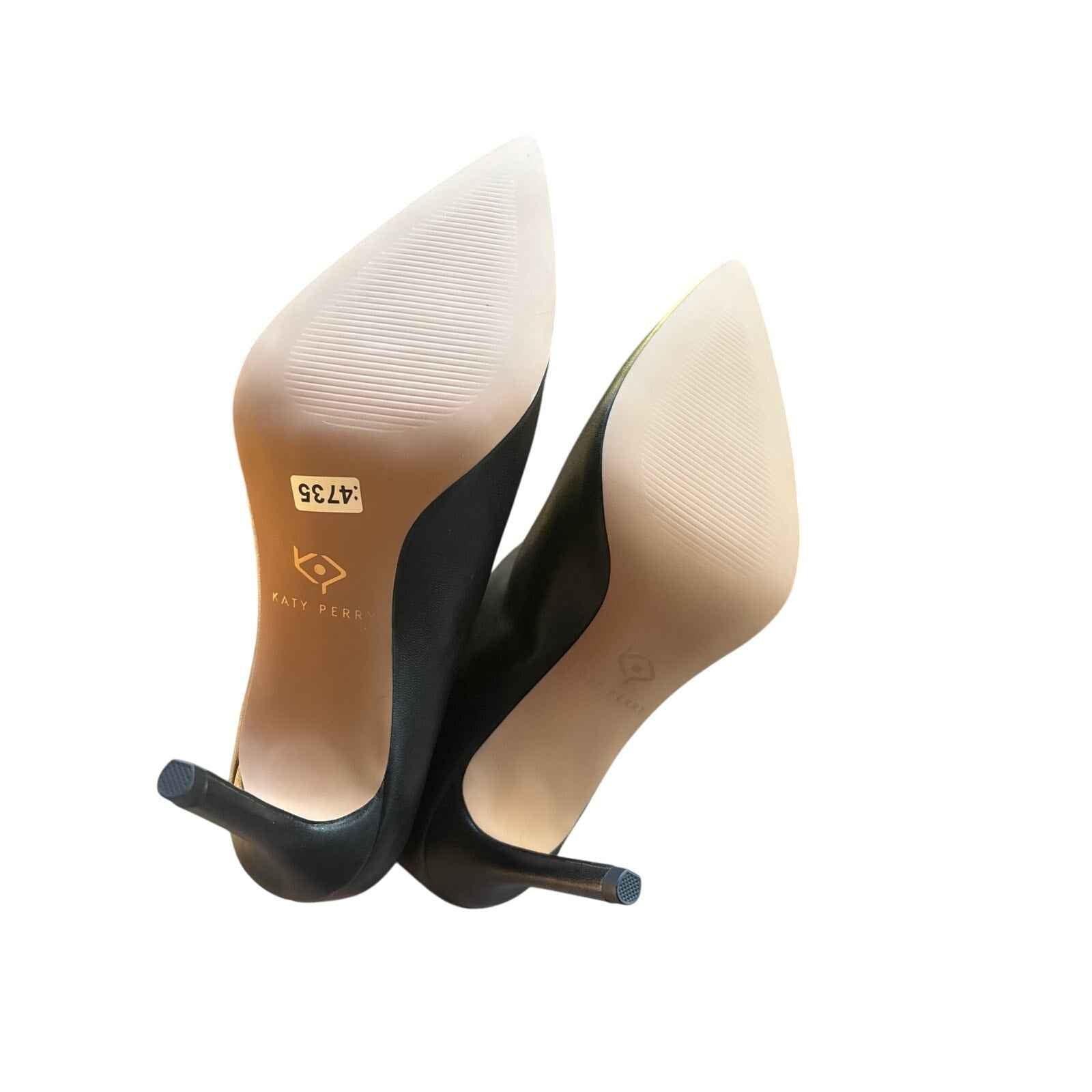 NWOB Katy Perry Black Stiletto Pointed Toe Slip On Boots SZ 6