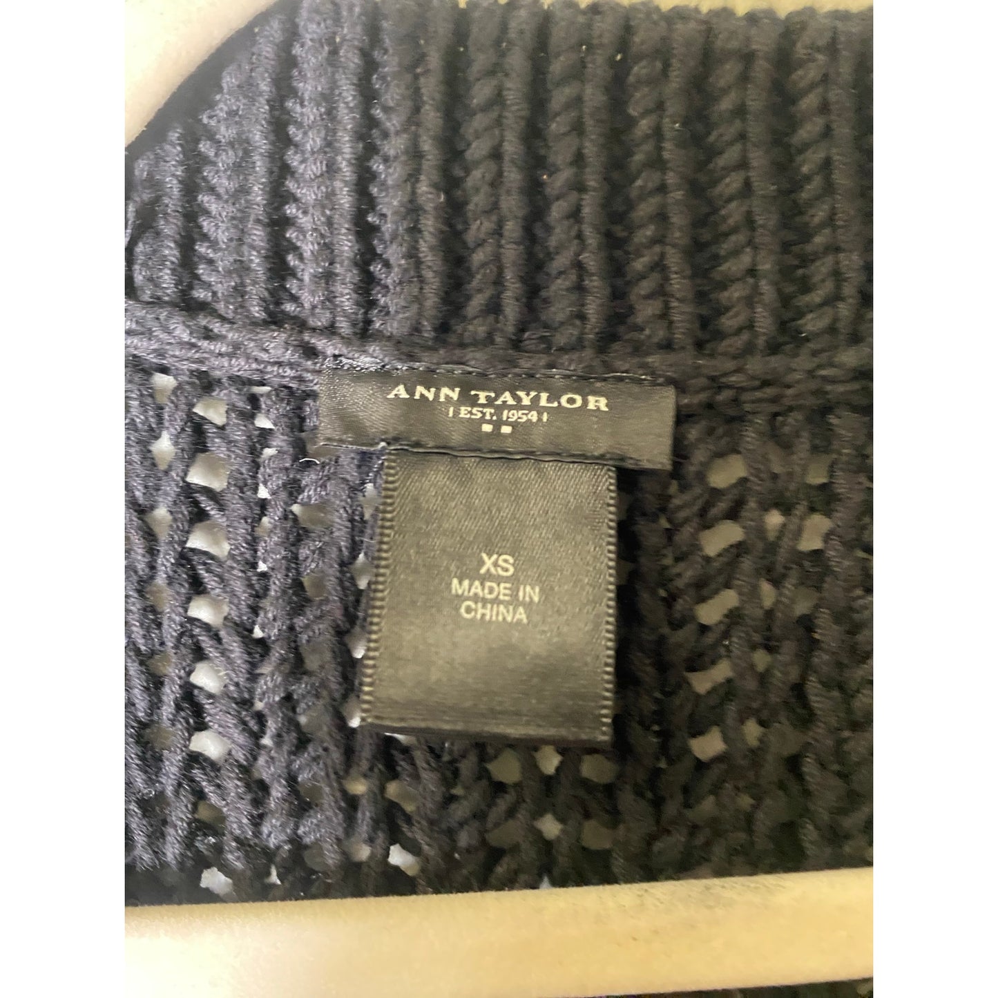 Ann Taylor Black Sweater Shrug Sz xs