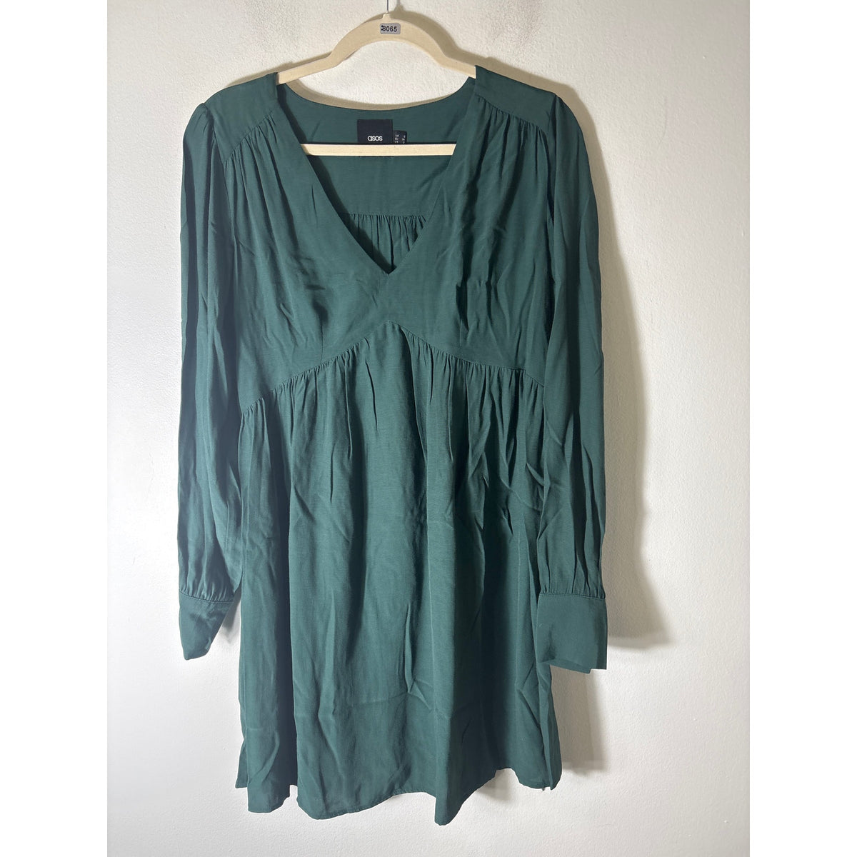 ASOS Maternity Green Baby Doll Dress Sz 2
