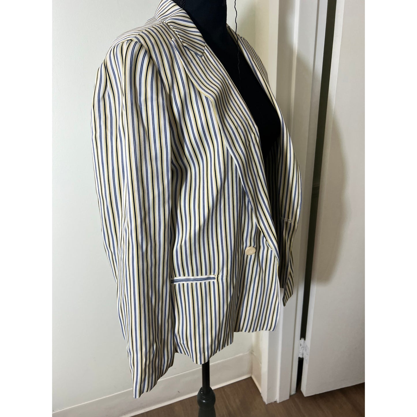 Sonia De Nisco Stripe Blazer Sz 42