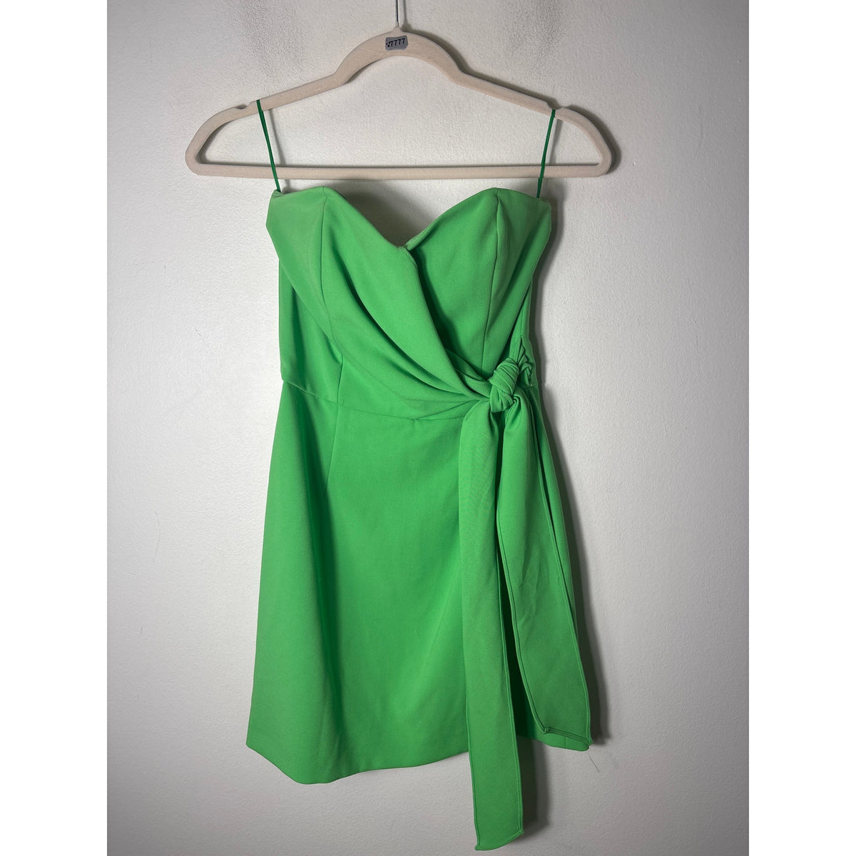 French Connection Bright Green Strapless Mini Cocktail Dress Sz XXS