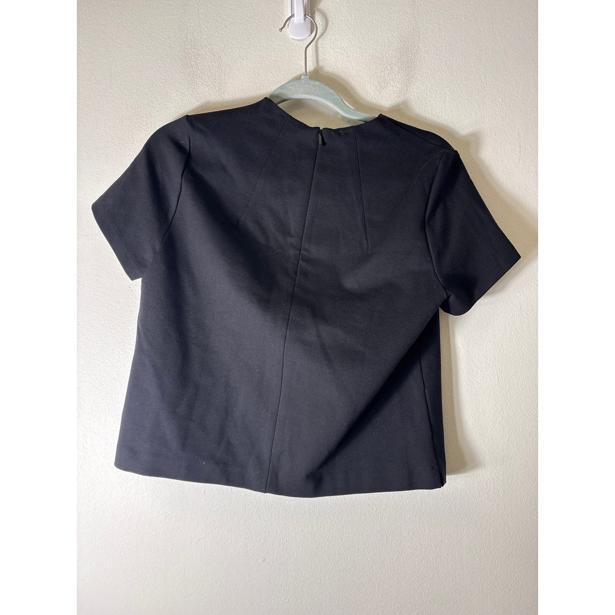 Spanx Black Short Sleeve Top Sz S