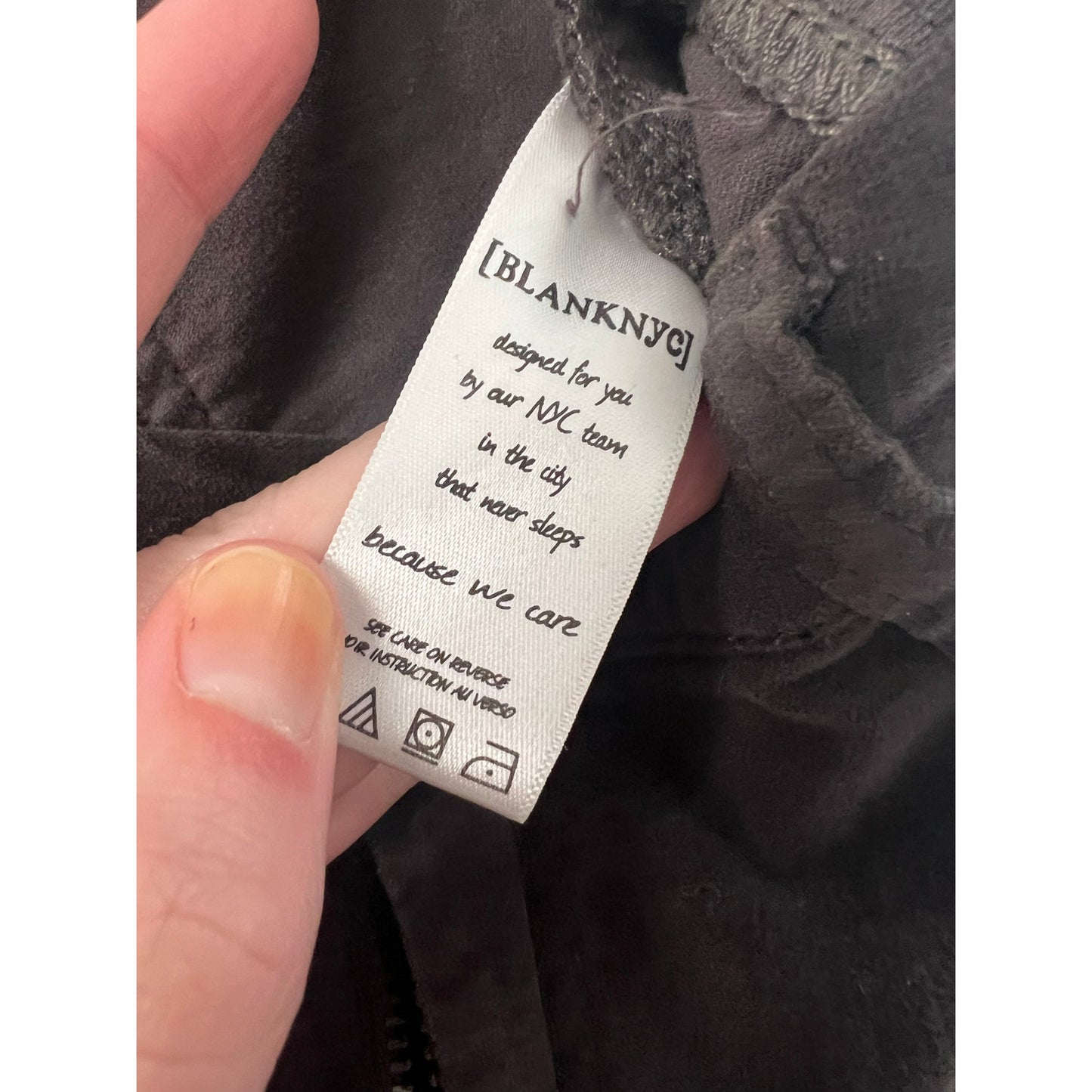 Blank NYC Gray Velvet  Blue Jean Style Pants Sz 30