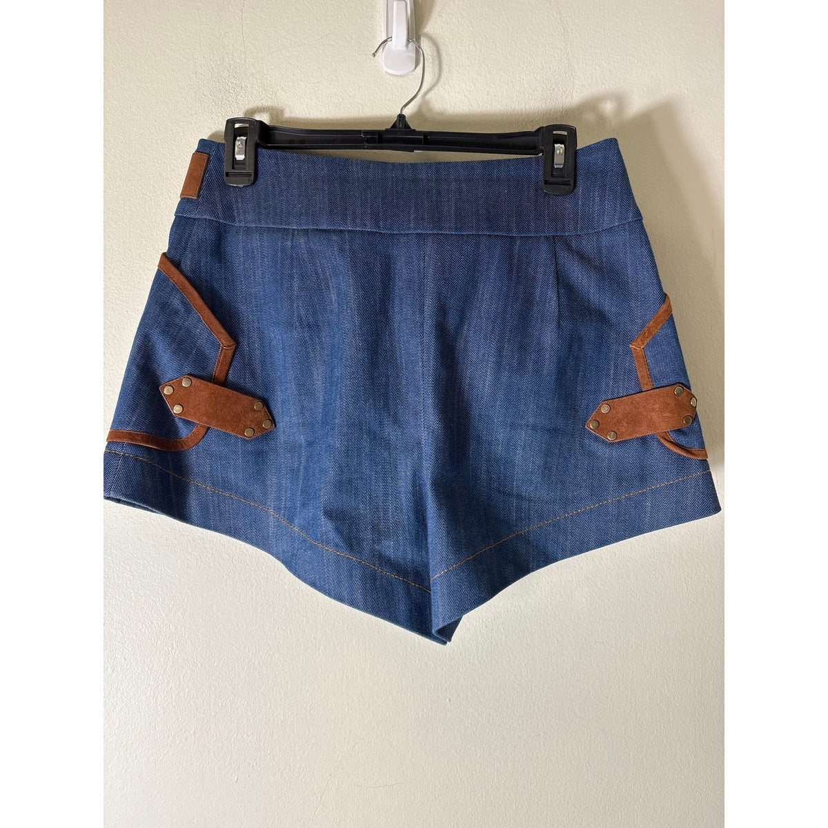 Derrick Lam 10 Crosbt Blue Denim Shorts Sz 4