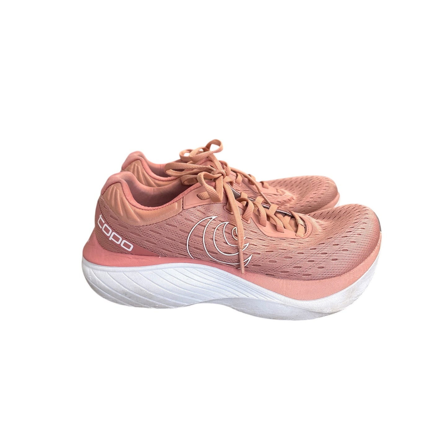 Topo Pink ZipFoam Tennis Shoes Sz 8