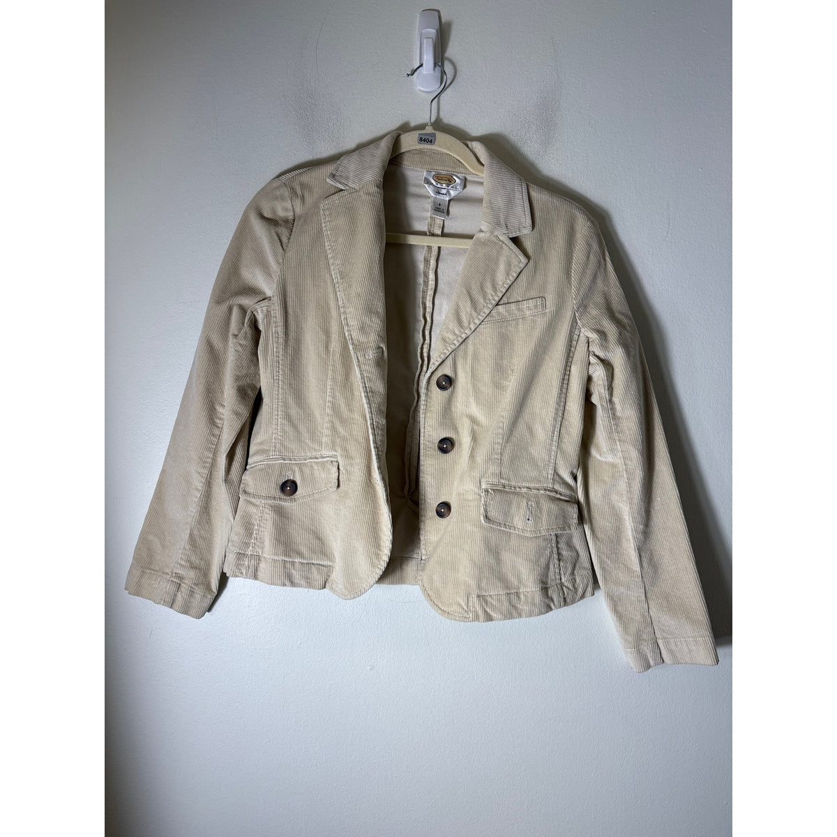 Talbots khaki long sleeve jacket Sz 6