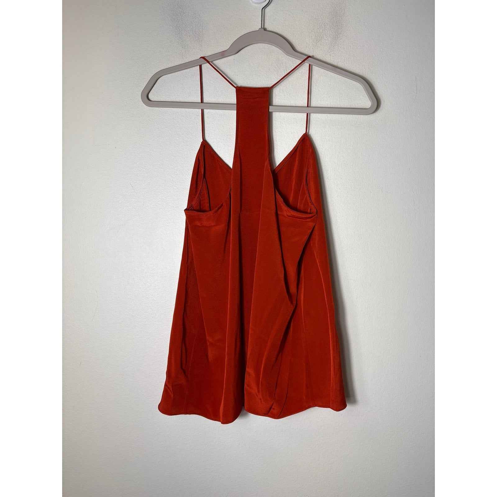 Tibi Rust Orange Strapy Camisole Sz (no tag) 6