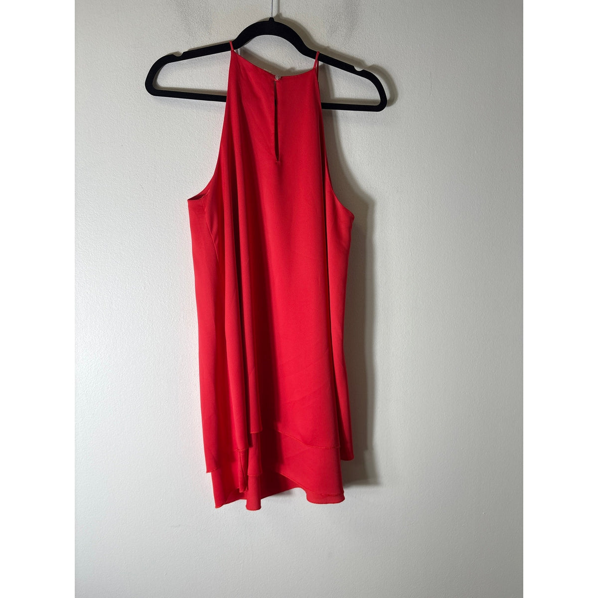 Tyche Red Halter Cocktail Dress Sz M