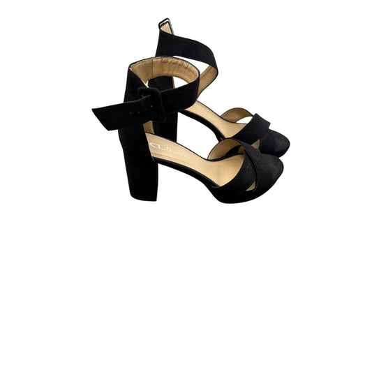 Laundry Black Criss Cross Sandals Sz 9