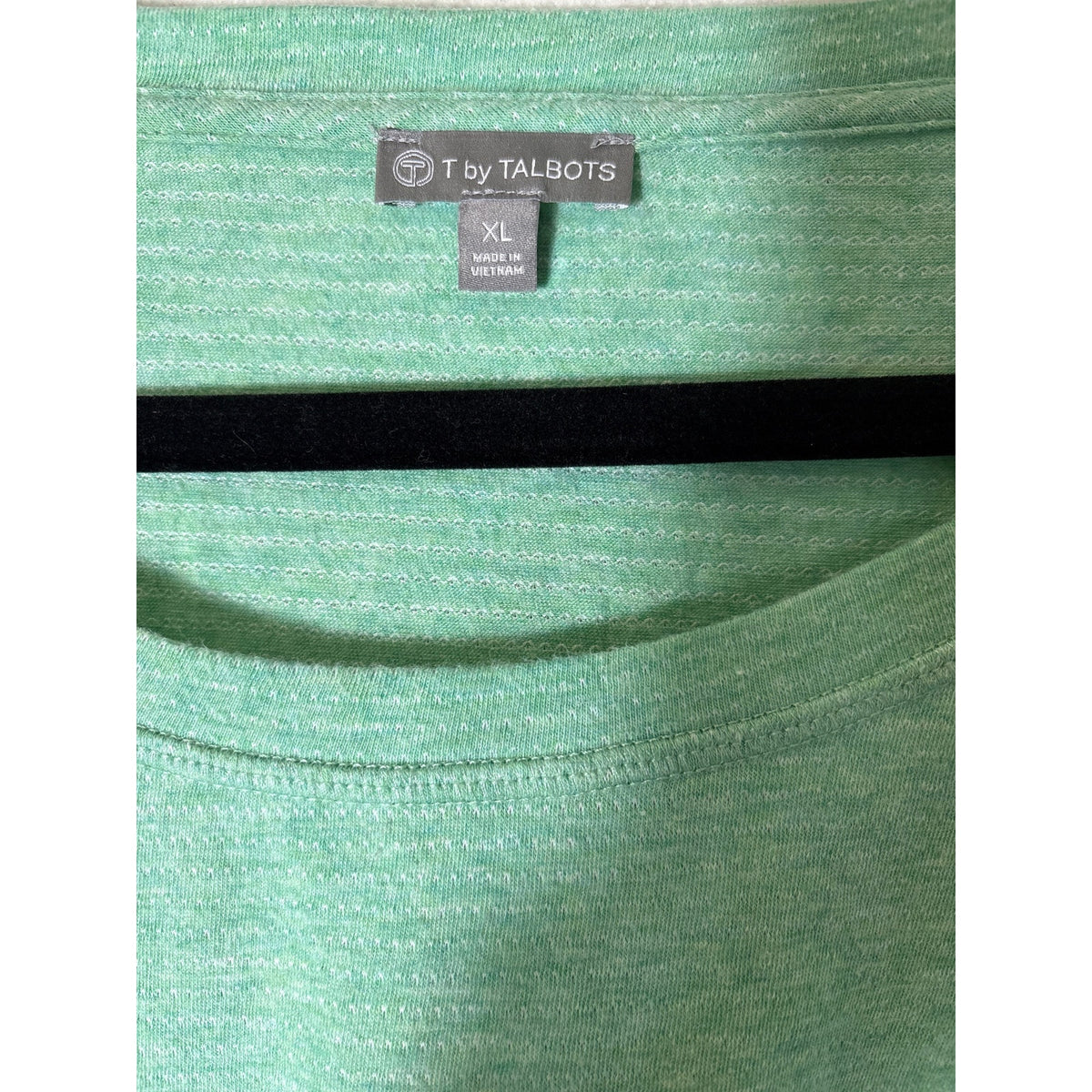 Talbots Green Long Sleeve Tee Shirt Sz XL