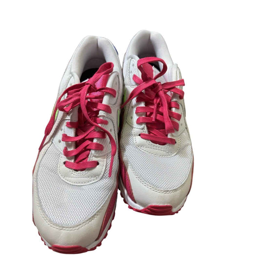 Woman's Nike White and Hot Pink Air Max Sz 7.5