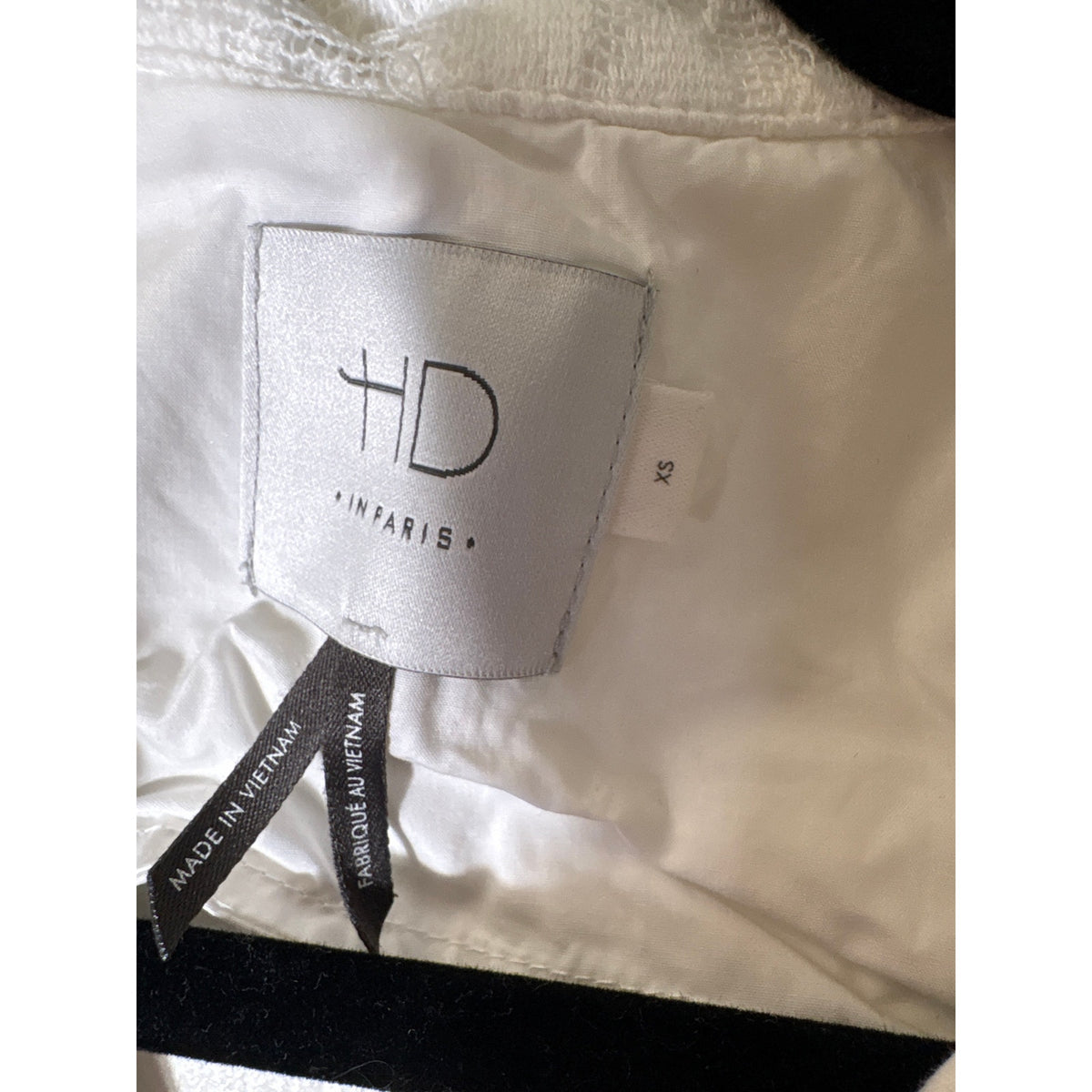HD in Paris White Sleeveless Mini Dress Sz XS