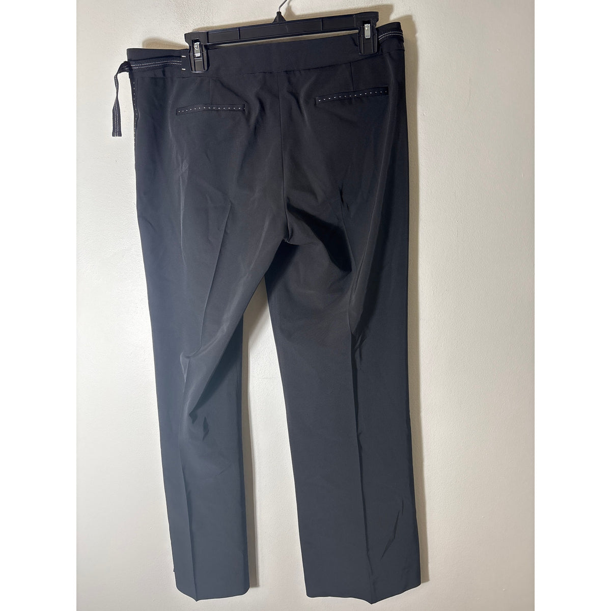 Elie Tahari Black Stitch Pants Sz Tag Removed - fits like a 10
