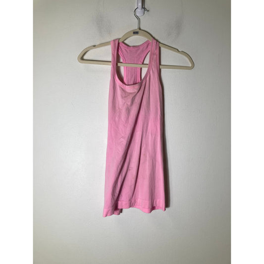 Lululemon Bubble Gum Pink Racerback Athletic Tank Sz 8