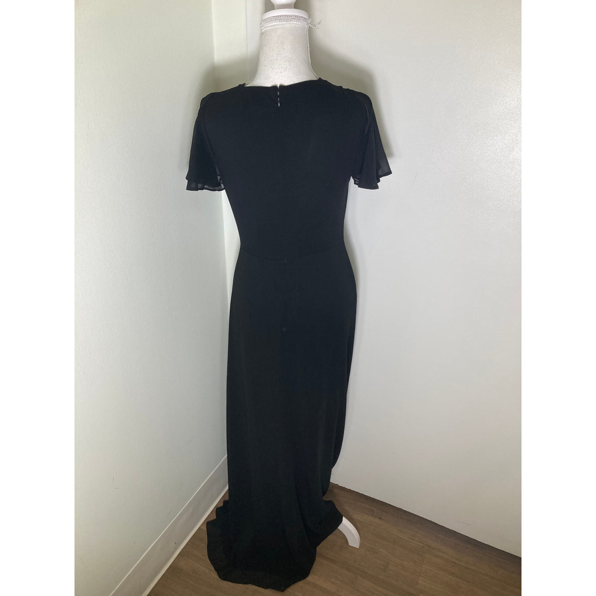 Ralph Lauren Black Special Occassion Maxi Dress Sz 2