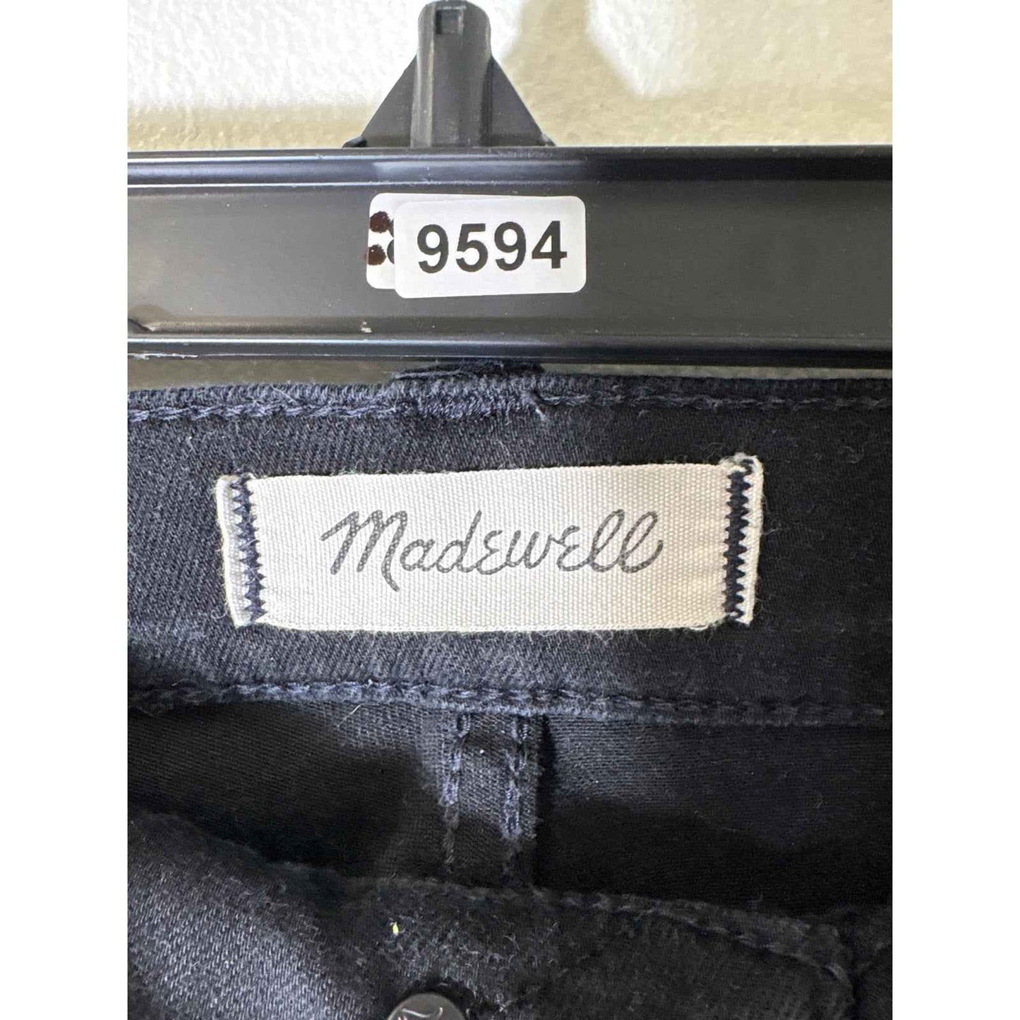 Madewell Black "Cali Demi-Boot" Denim Jeans Sz 27