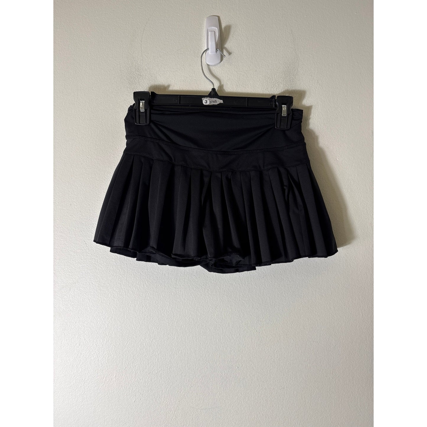 Goldhinge Black Pleated Tennis Skirt Sz S