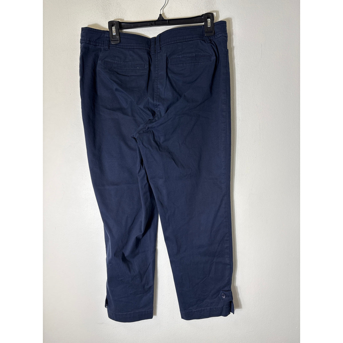 Talbots Navy Perfect Crop Pant Sz 10