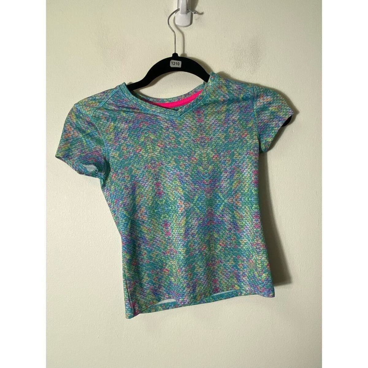 Reel Legends Girls Green Athletic Shirt Size Small