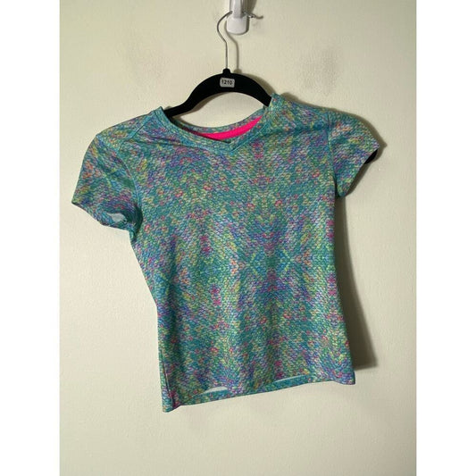 Reel Legends Girls Green Athletic Shirt Size Small
