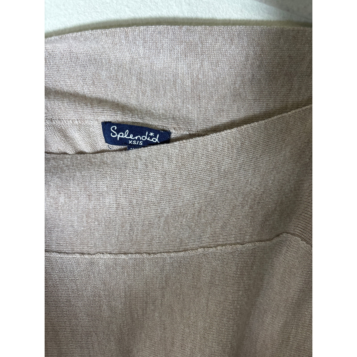 Splendid Tan Pullover Throw Sz XS/S