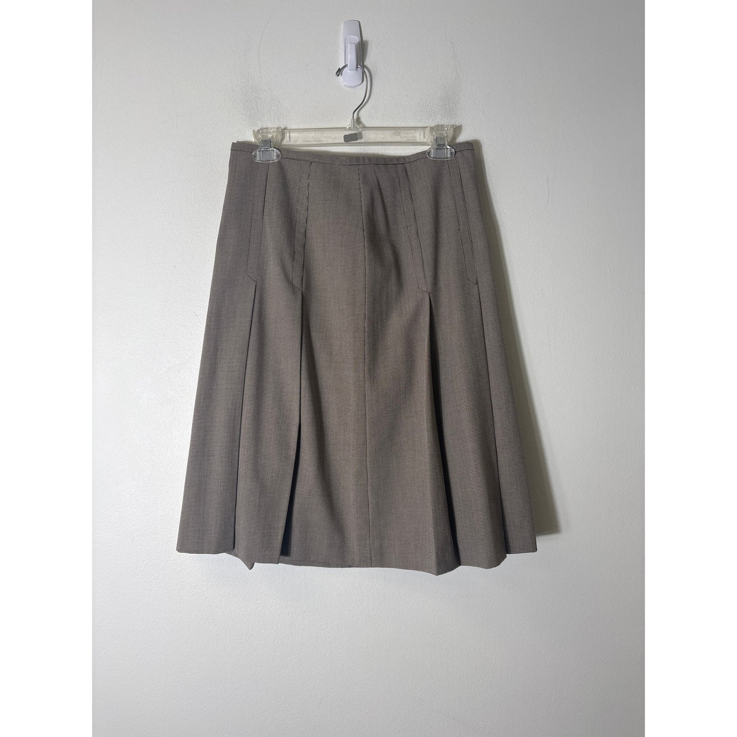 Rafaella Brown Houdstooth Womens Suit Pants/Skit/Top  Set Sz 6