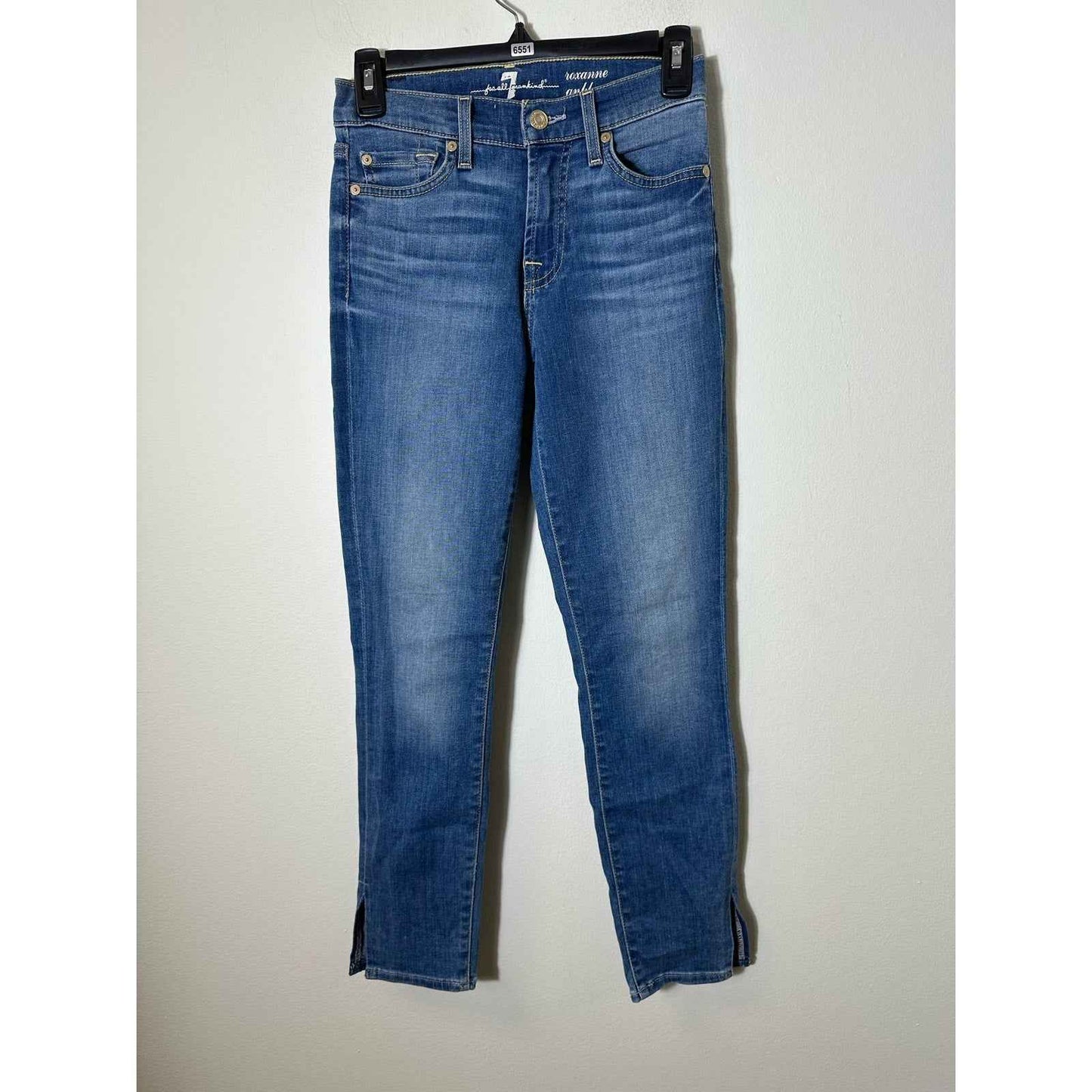 7 For All Mankind Roxanne Ankle Jean Sz 25